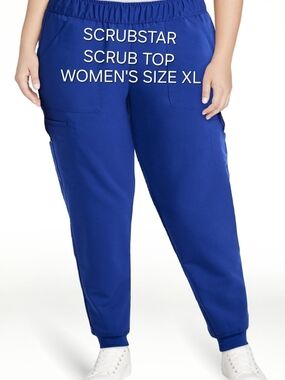 Scrubstar Royal Blue Women's Jogger Scrub Pants